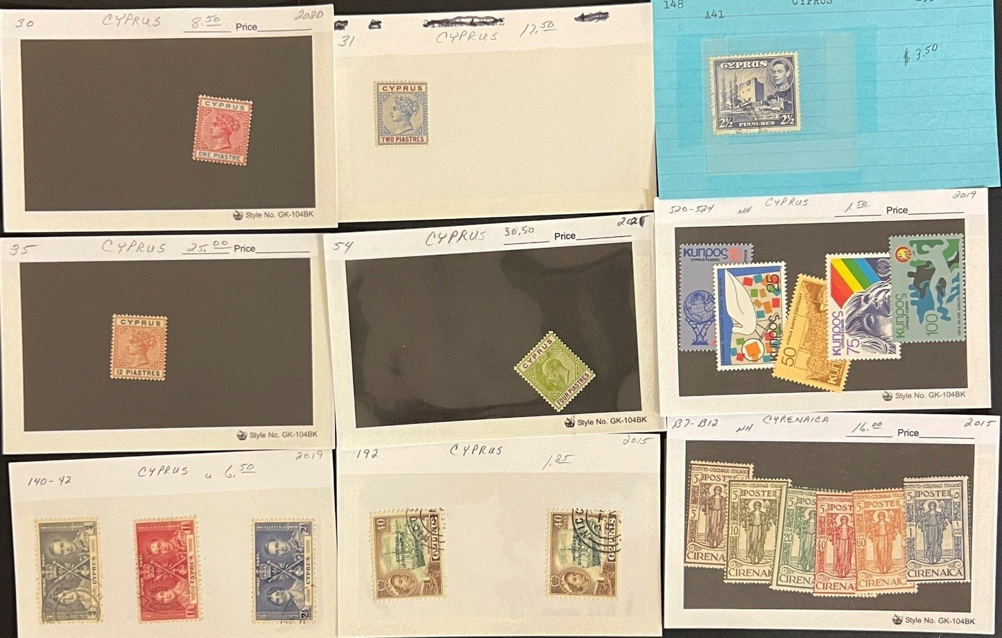 Europe Stamp Collection Dealer Cards Mint & Used Thousands of Stamps ZAYIX