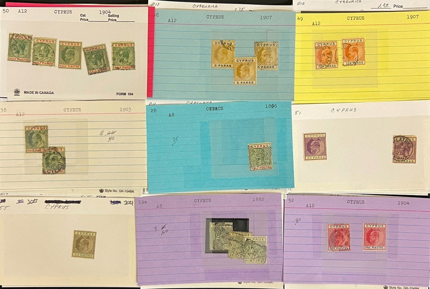 Europe Stamp Collection Dealer Cards Mint & Used Thousands of Stamps ZAYIX