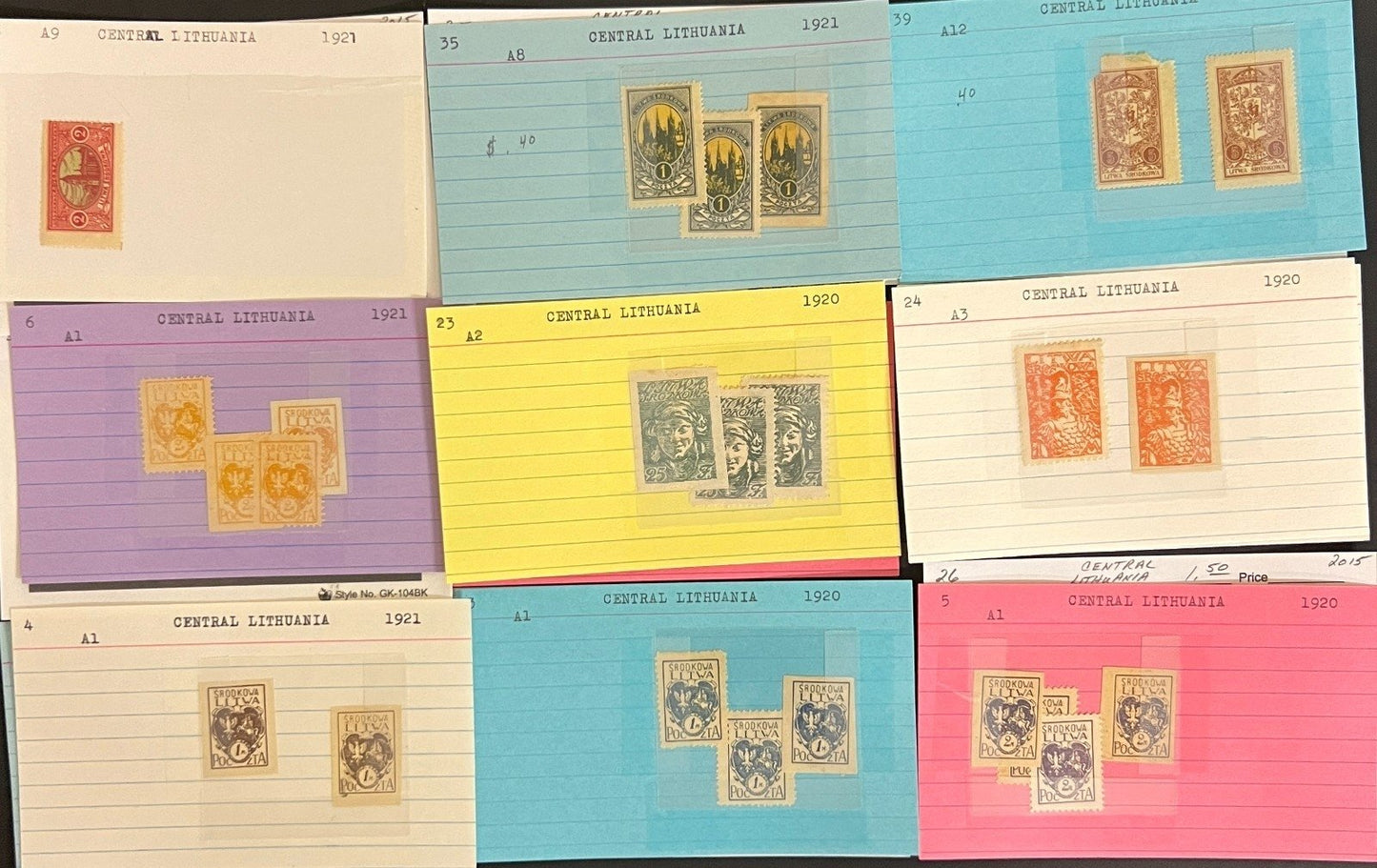 Europe Stamp Collection Dealer Cards Mint & Used Thousands of Stamps ZAYIX