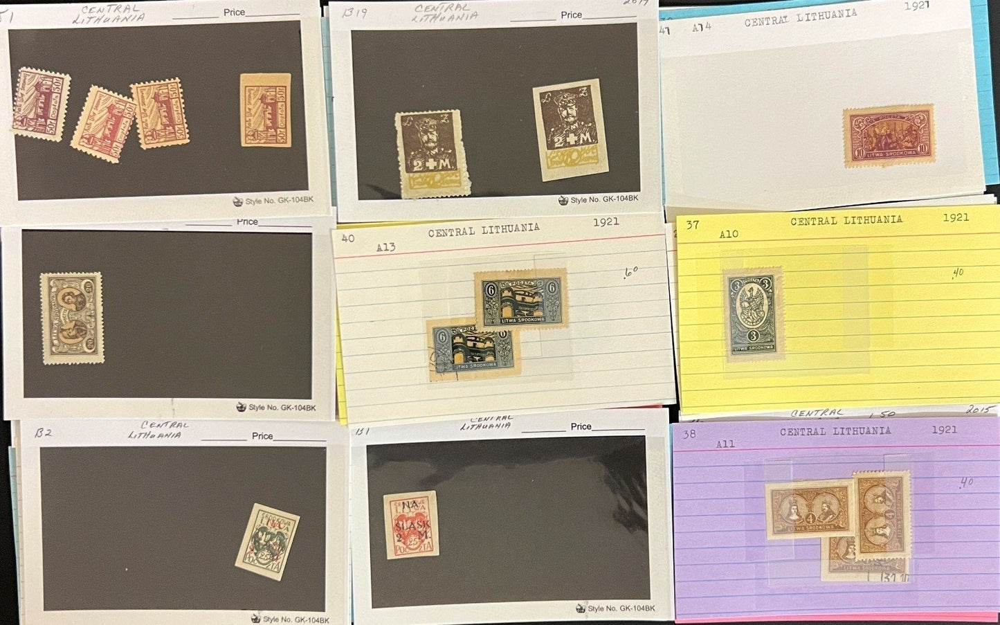 Europe Stamp Collection Dealer Cards Mint & Used Thousands of Stamps ZAYIX