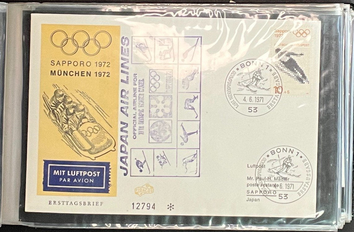 German First day Covers Collection Album 104 Covers FDC 1963-1971 ZAYIX