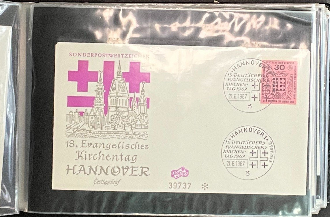 German First day Covers Collection Album 104 Covers FDC 1963-1971 ZAYIX