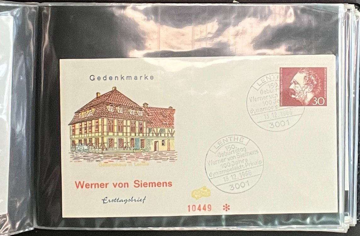 German First day Covers Collection Album 104 Covers FDC 1963-1971 ZAYIX