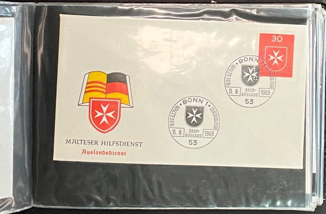 German First day Covers Collection Album 104 Covers FDC 1963-1971 ZAYIX
