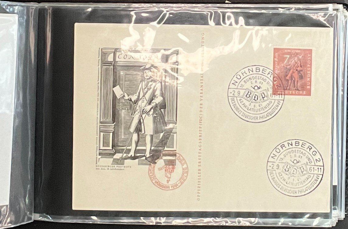 German First day Covers Collection Album 104 Covers FDC 1963-1971 ZAYIX