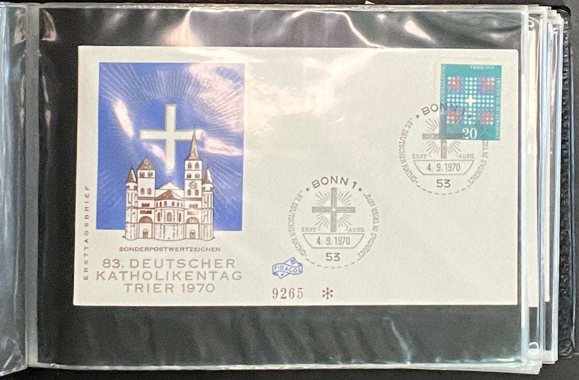 German First day Covers Collection Album 104 Covers FDC 1963-1971 ZAYIX
