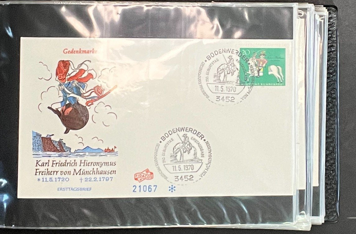 German First day Covers Collection Album 104 Covers FDC 1963-1971 ZAYIX