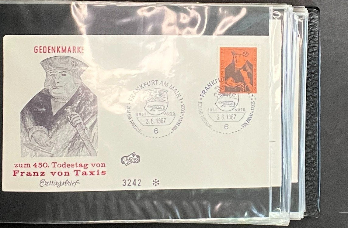 German First day Covers Collection Album 104 Covers FDC 1963-1971 ZAYIX