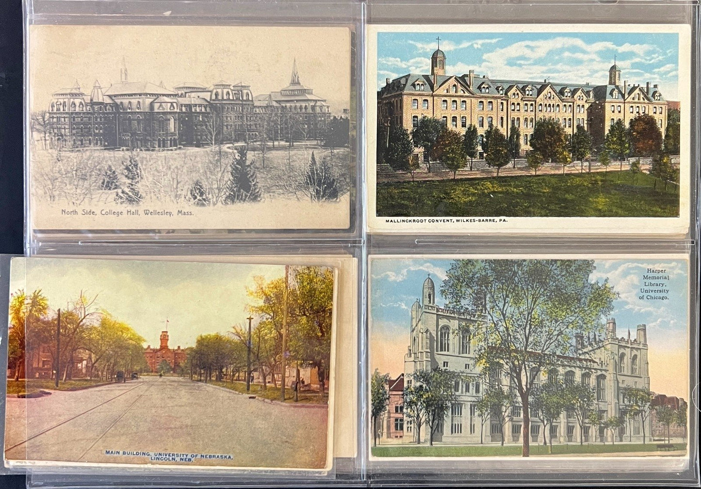 Colleges & Universities Postcard Collection ZAYIX