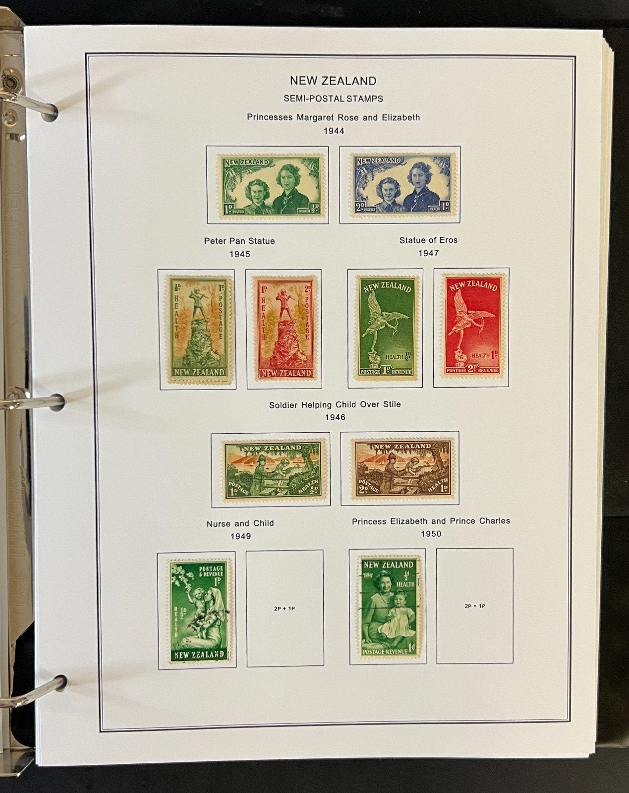 New Zealand Nigeria North Borneo Stamp Collection Album Steiner Pages ZAYIX