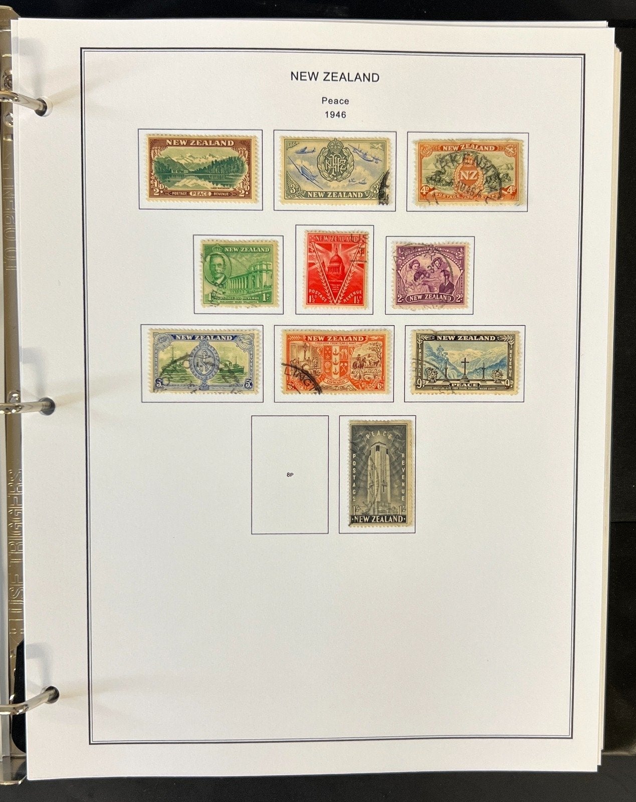 New Zealand Nigeria North Borneo Stamp Collection Album Steiner Pages ZAYIX