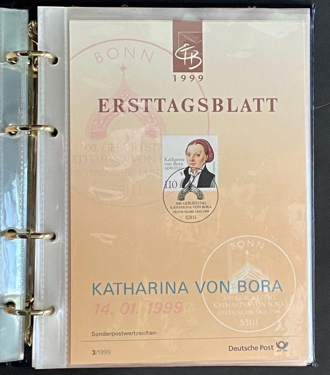 German First day Covers Collection Deutsche Post Album 34 Covers FDC 1999 ZAYIX