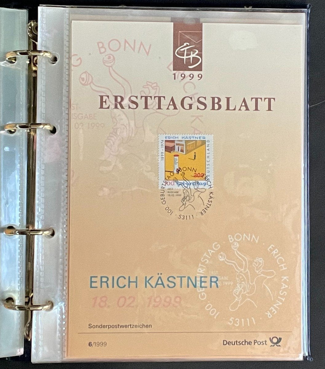 German First day Covers Collection Deutsche Post Album 34 Covers FDC 1999 ZAYIX
