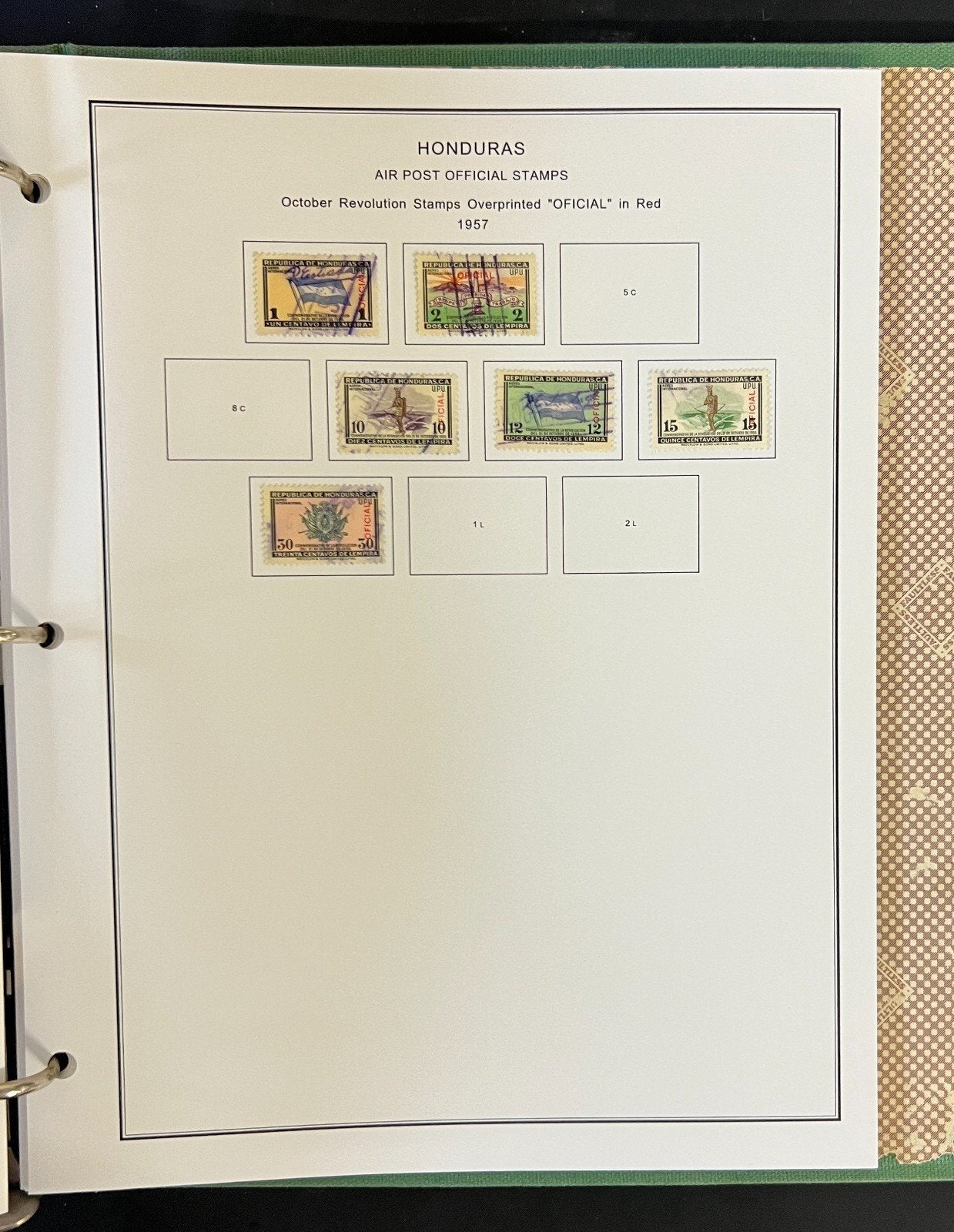 Honduras Stamp Collection Album Steiner Pages Mint & Used 1865-1969 ZAYIX