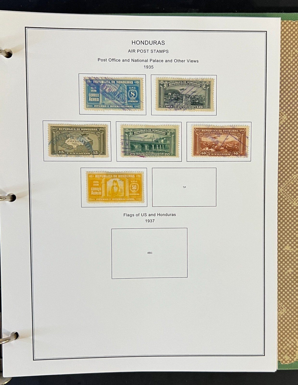 Honduras Stamp Collection Album Steiner Pages Mint & Used 1865-1969 ZAYIX