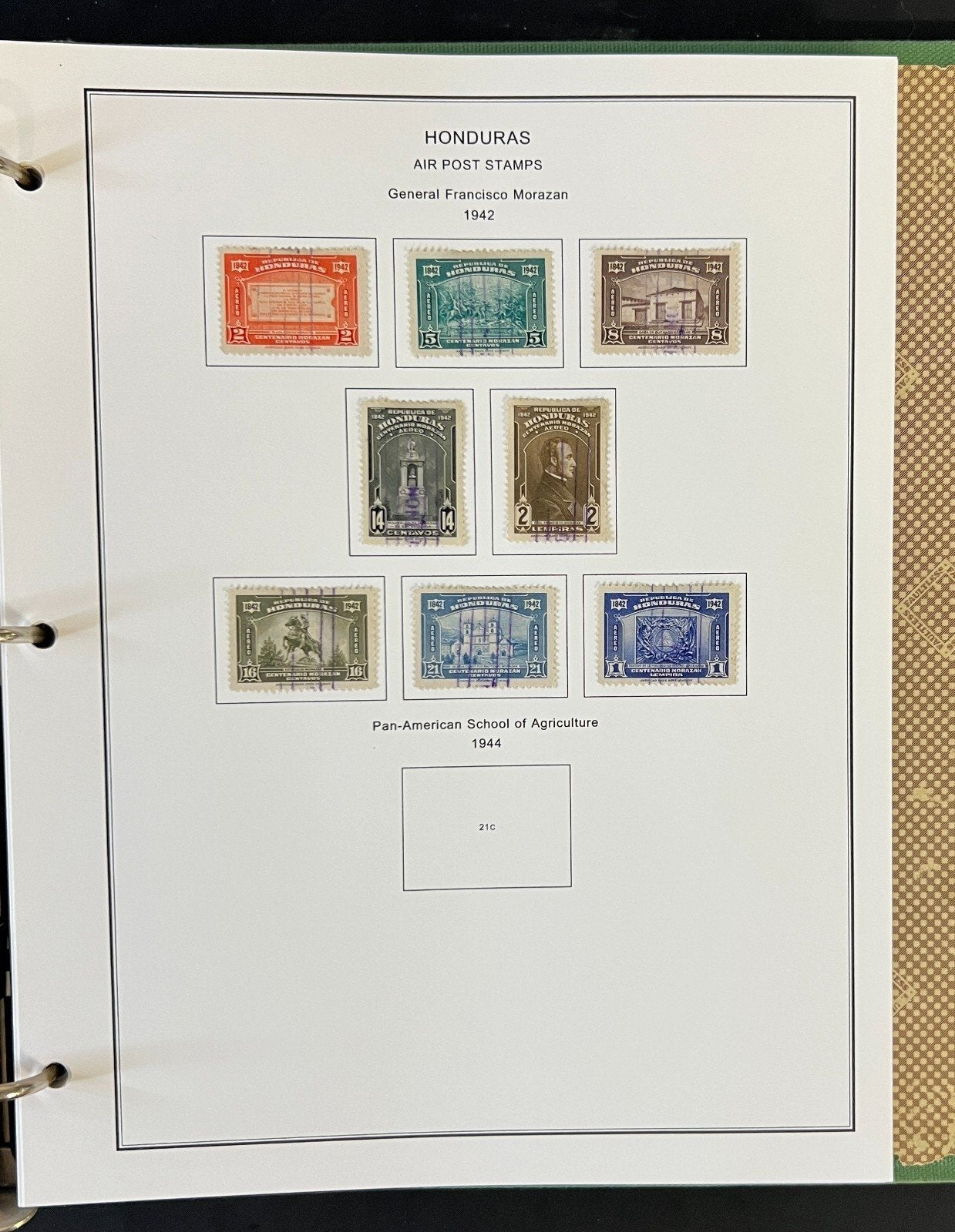 Honduras Stamp Collection Album Steiner Pages Mint & Used 1865-1969 ZAYIX
