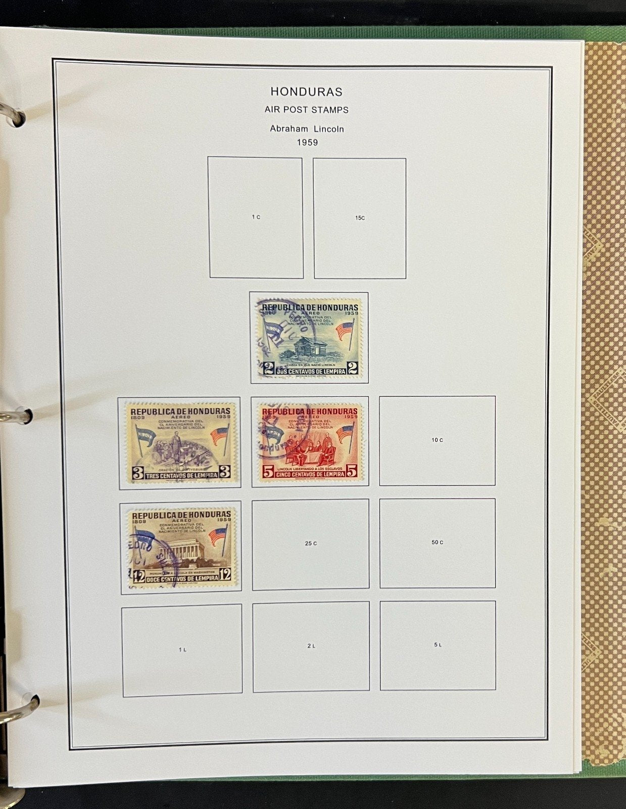 Honduras Stamp Collection Album Steiner Pages Mint & Used 1865-1969 ZAYIX