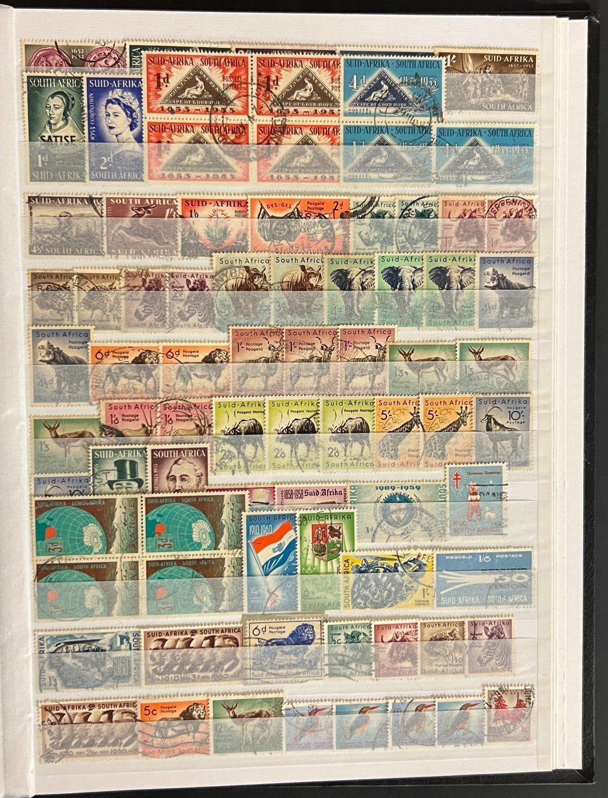 Switzerland & South Africa Stamp Collection Stock Book Mint & Used ZAYIX