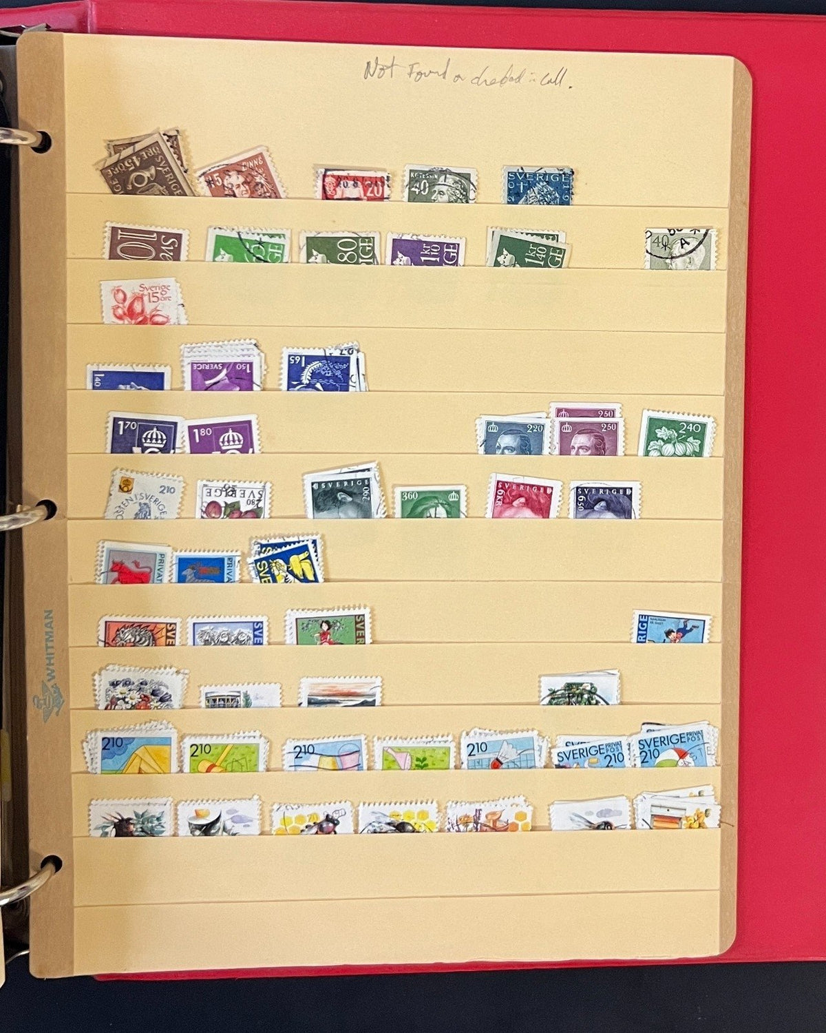 Sweden Stamp Collection 40 Stock Pages Thousands of Used Stamps 1858-1970 ZAYIX
