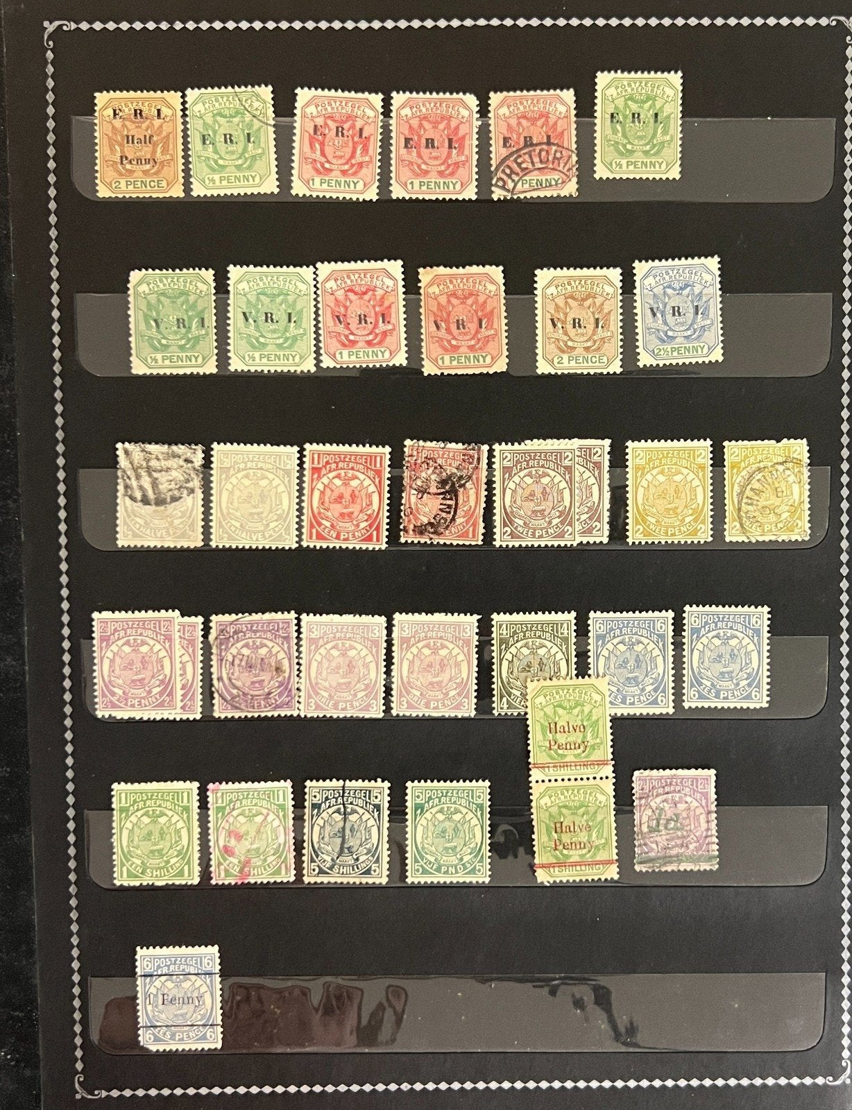 Orange River Colony & Zululand Stamp Collection Stock Book Used ZAYIX