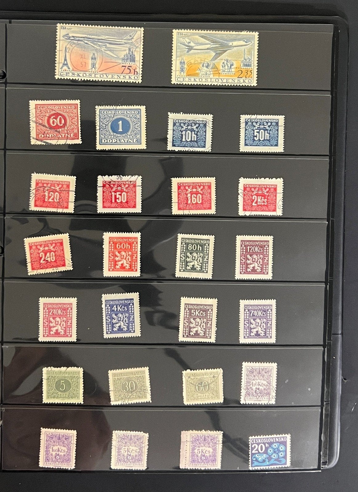 B-F Countries World Wide Stamp Collection 28 Stock Pages Mint & Used ZAYIX