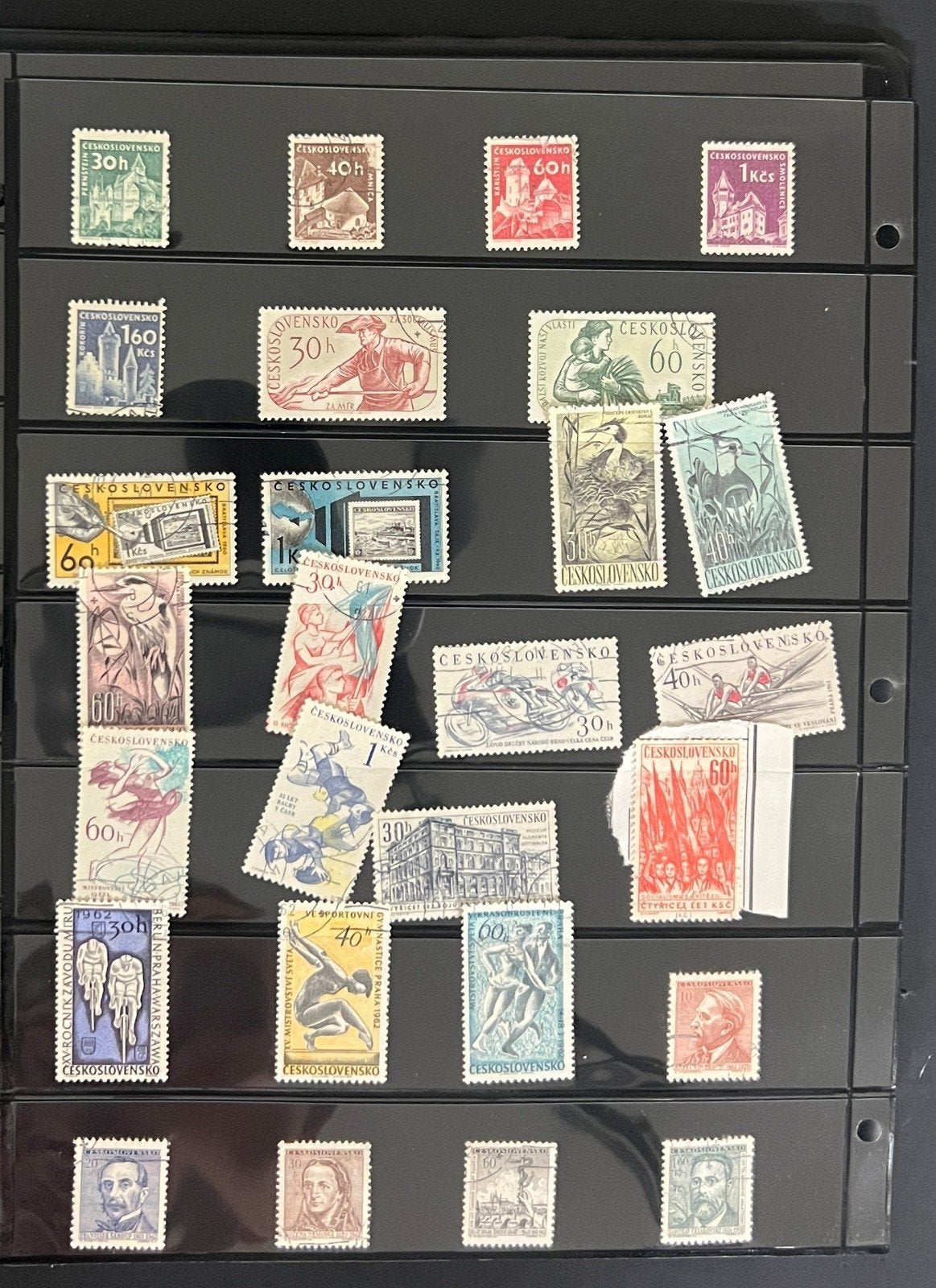 B-F Countries World Wide Stamp Collection 28 Stock Pages Mint & Used ZAYIX