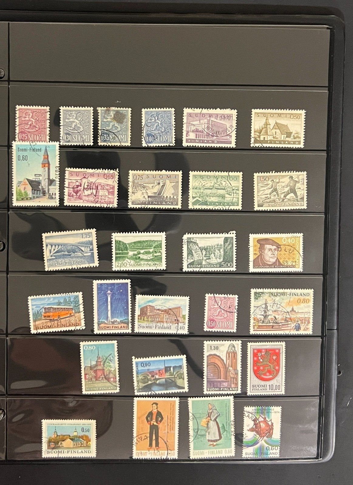 B-F Countries World Wide Stamp Collection 28 Stock Pages Mint & Used ZAYIX