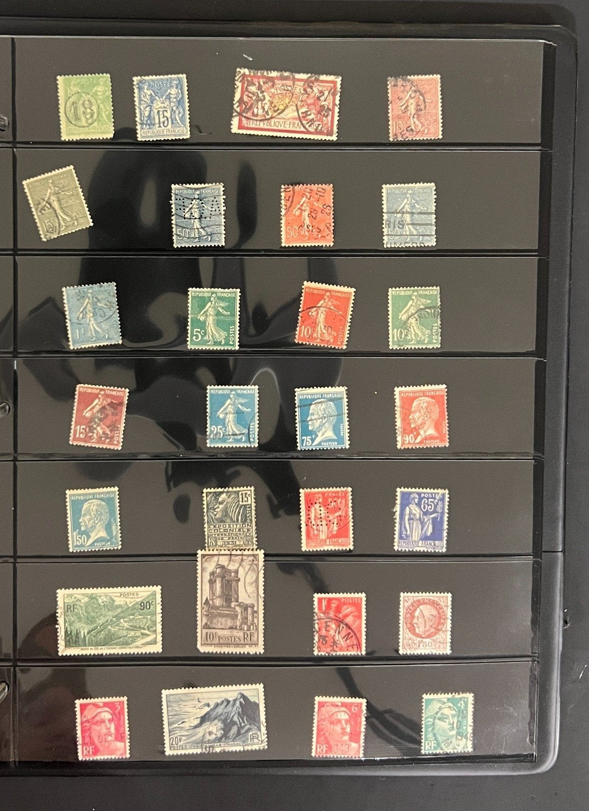 B-F Countries World Wide Stamp Collection 28 Stock Pages Mint & Used ZAYIX