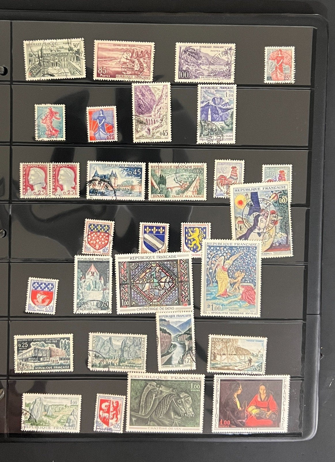 B-F Countries World Wide Stamp Collection 28 Stock Pages Mint & Used ZAYIX