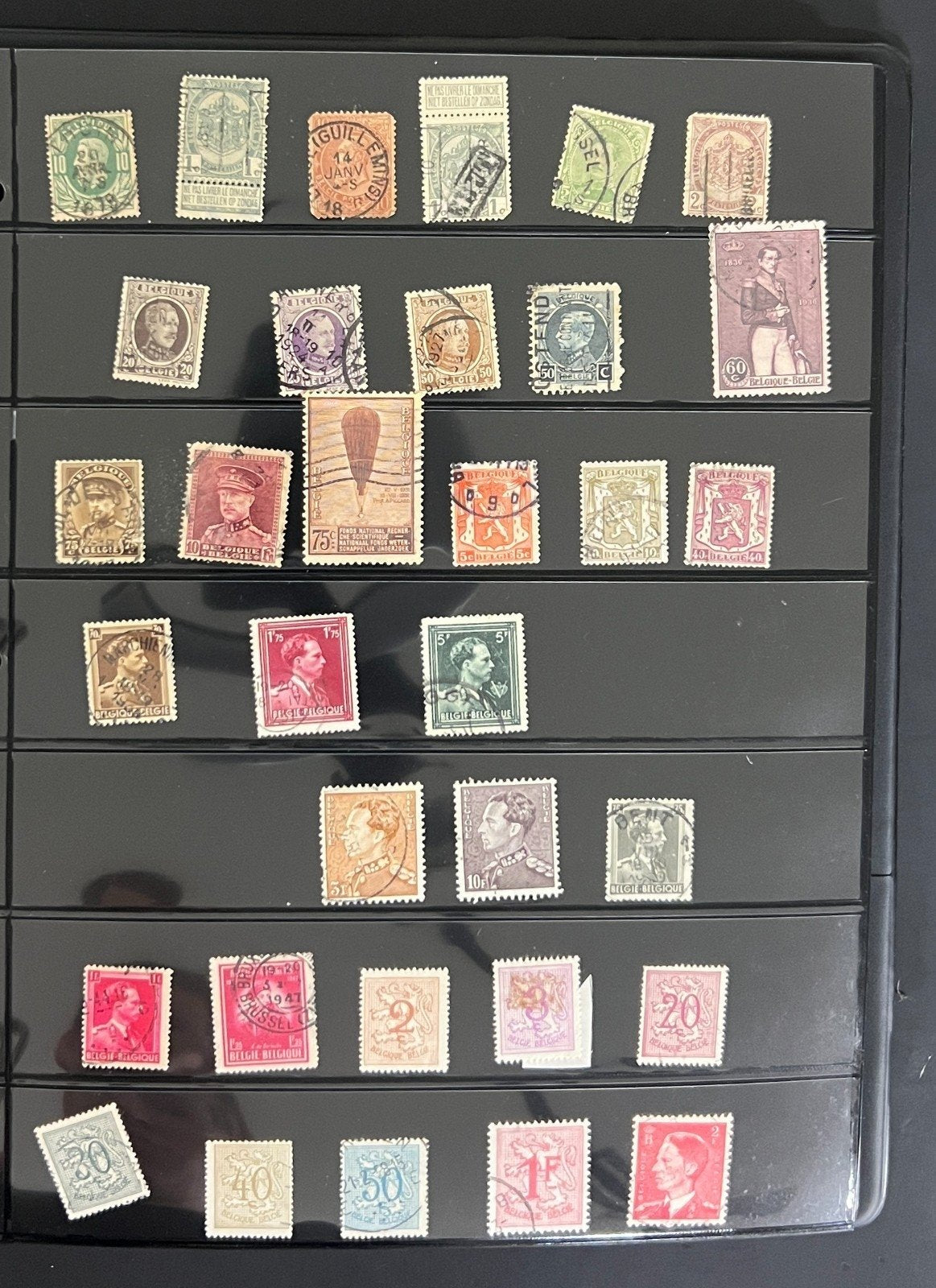 B-F Countries World Wide Stamp Collection 28 Stock Pages Mint & Used ZAYIX