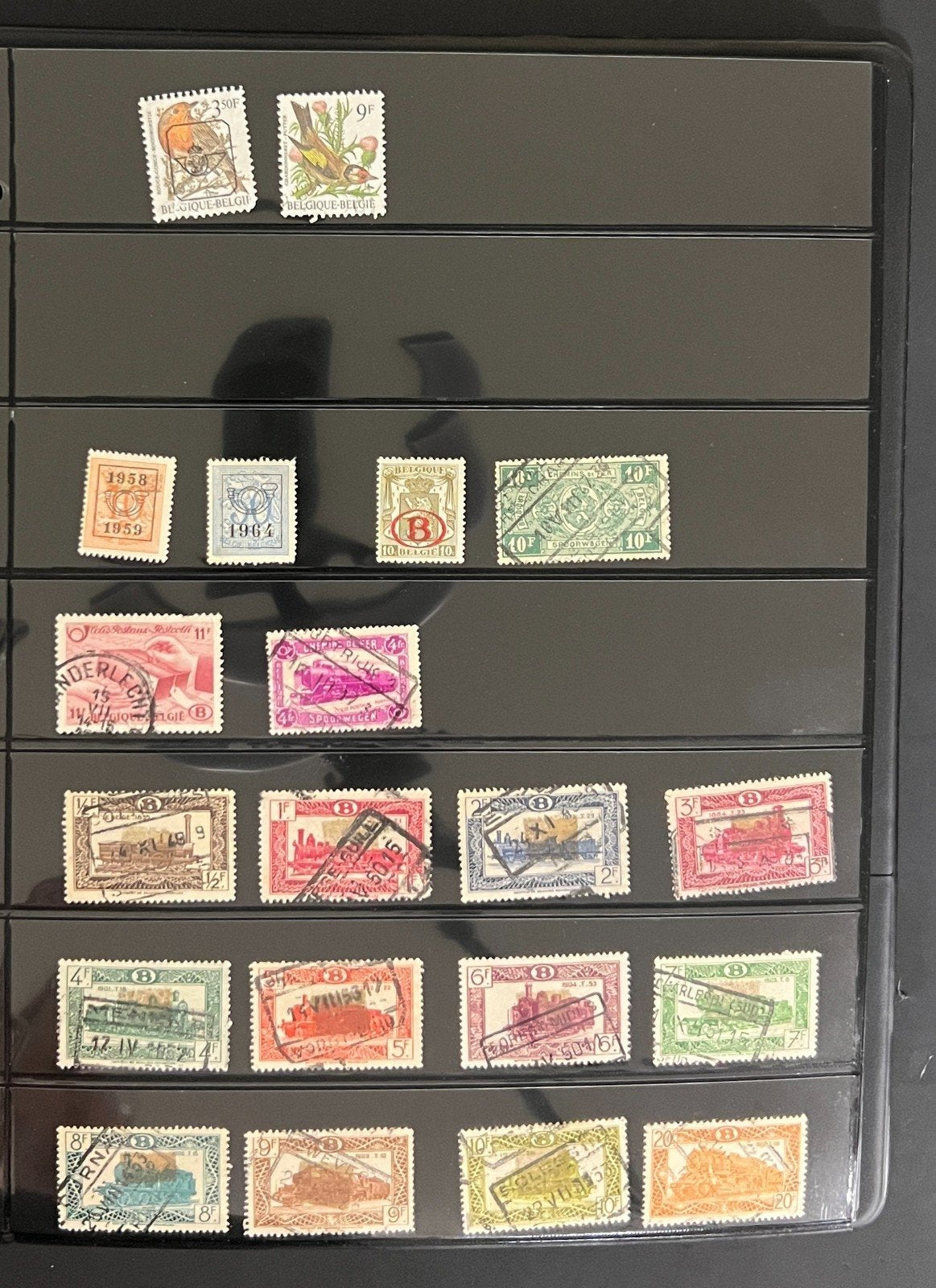 B-F Countries World Wide Stamp Collection 28 Stock Pages Mint & Used ZAYIX