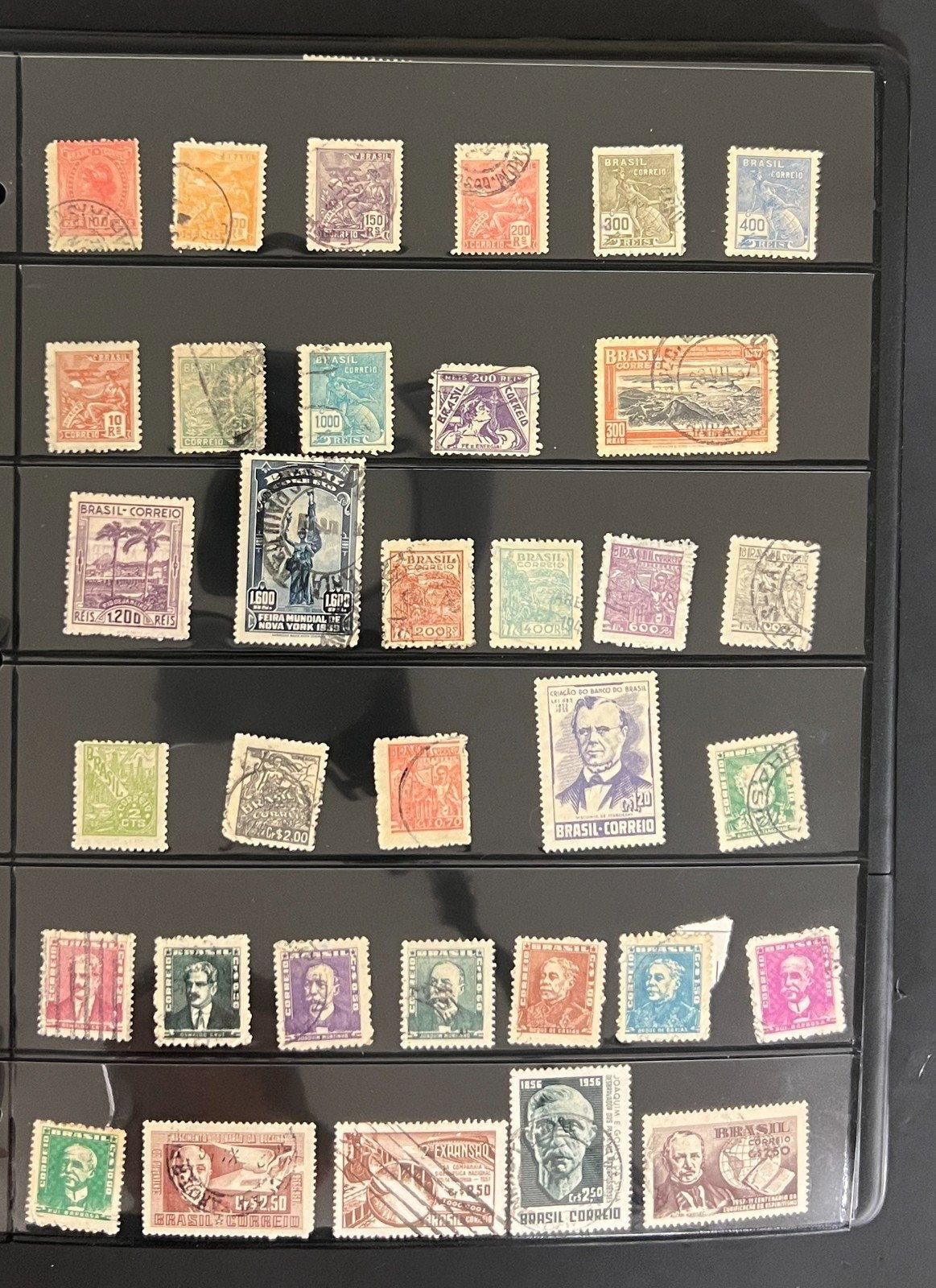 B-F Countries World Wide Stamp Collection 28 Stock Pages Mint & Used ZAYIX