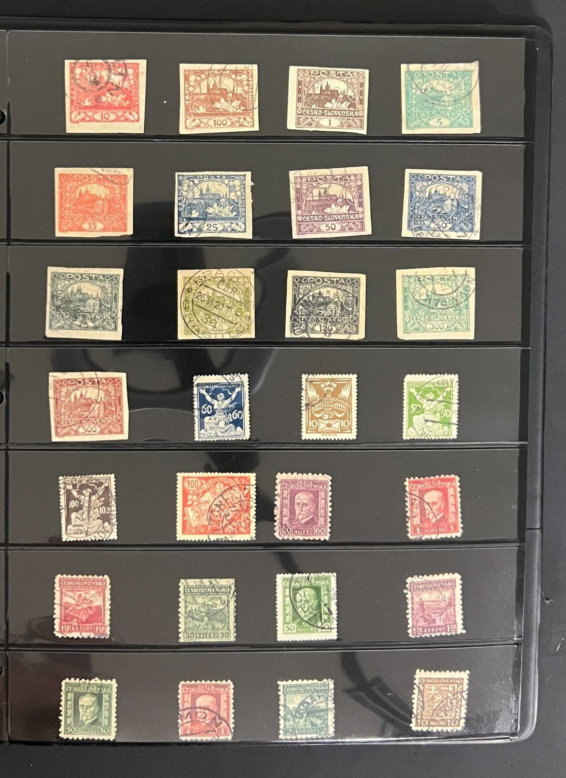 B-F Countries World Wide Stamp Collection 28 Stock Pages Mint & Used ZAYIX