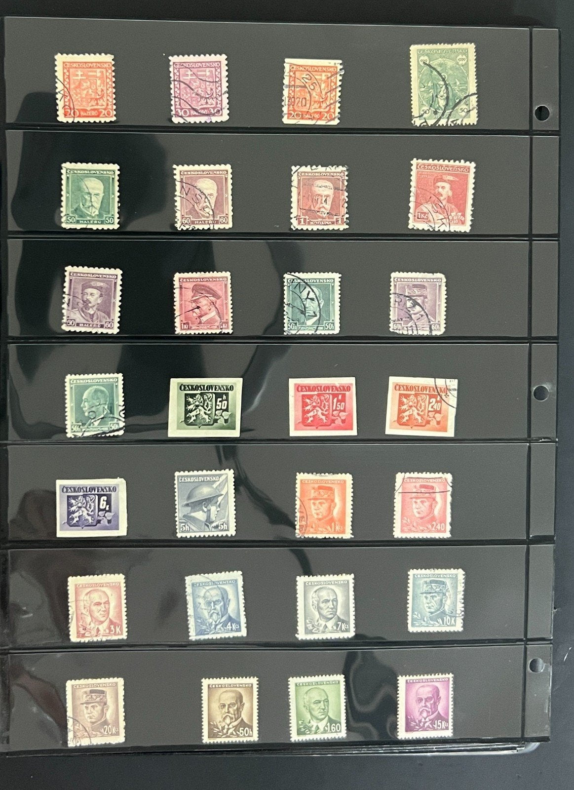 B-F Countries World Wide Stamp Collection 28 Stock Pages Mint & Used ZAYIX