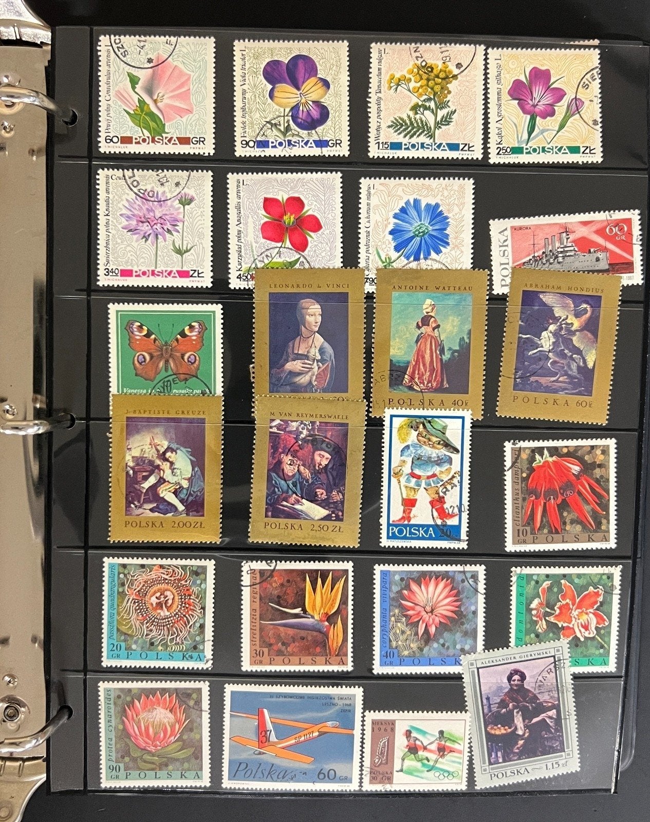 World Wide Stamp Collection Stock Book Mint & Used Hundreds of Stamps ZAYIX