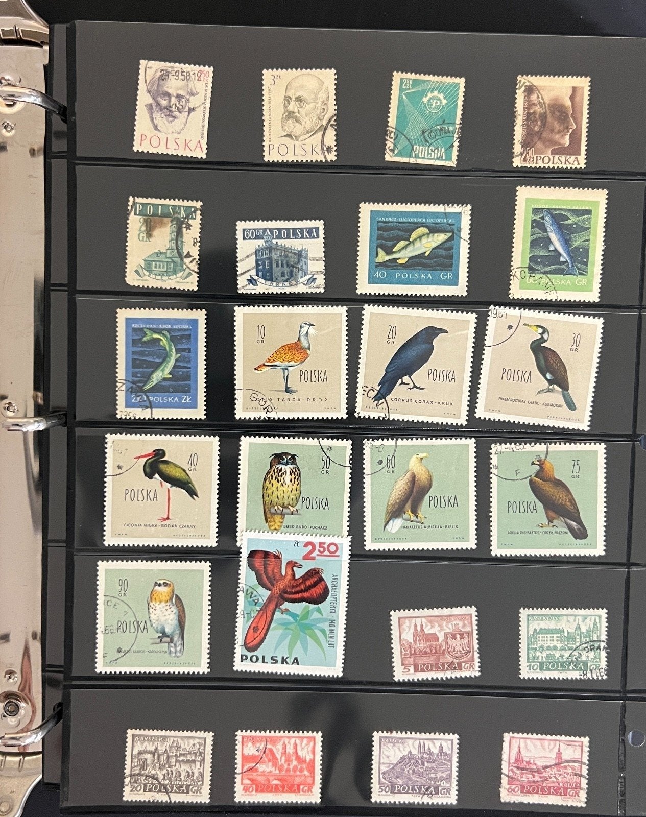 World Wide Stamp Collection Stock Book Mint & Used Hundreds of Stamps ZAYIX