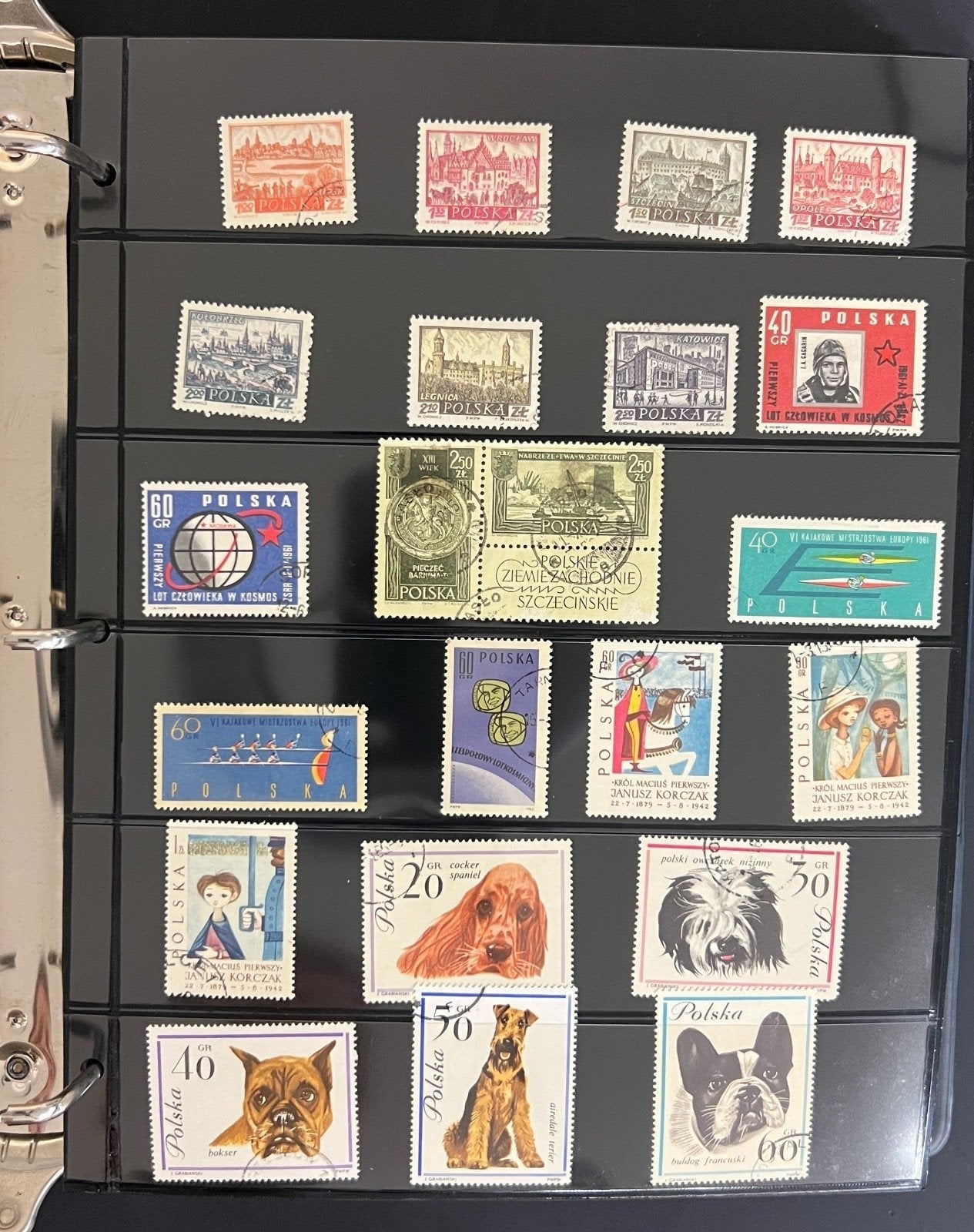 World Wide Stamp Collection Stock Book Mint & Used Hundreds of Stamps ZAYIX