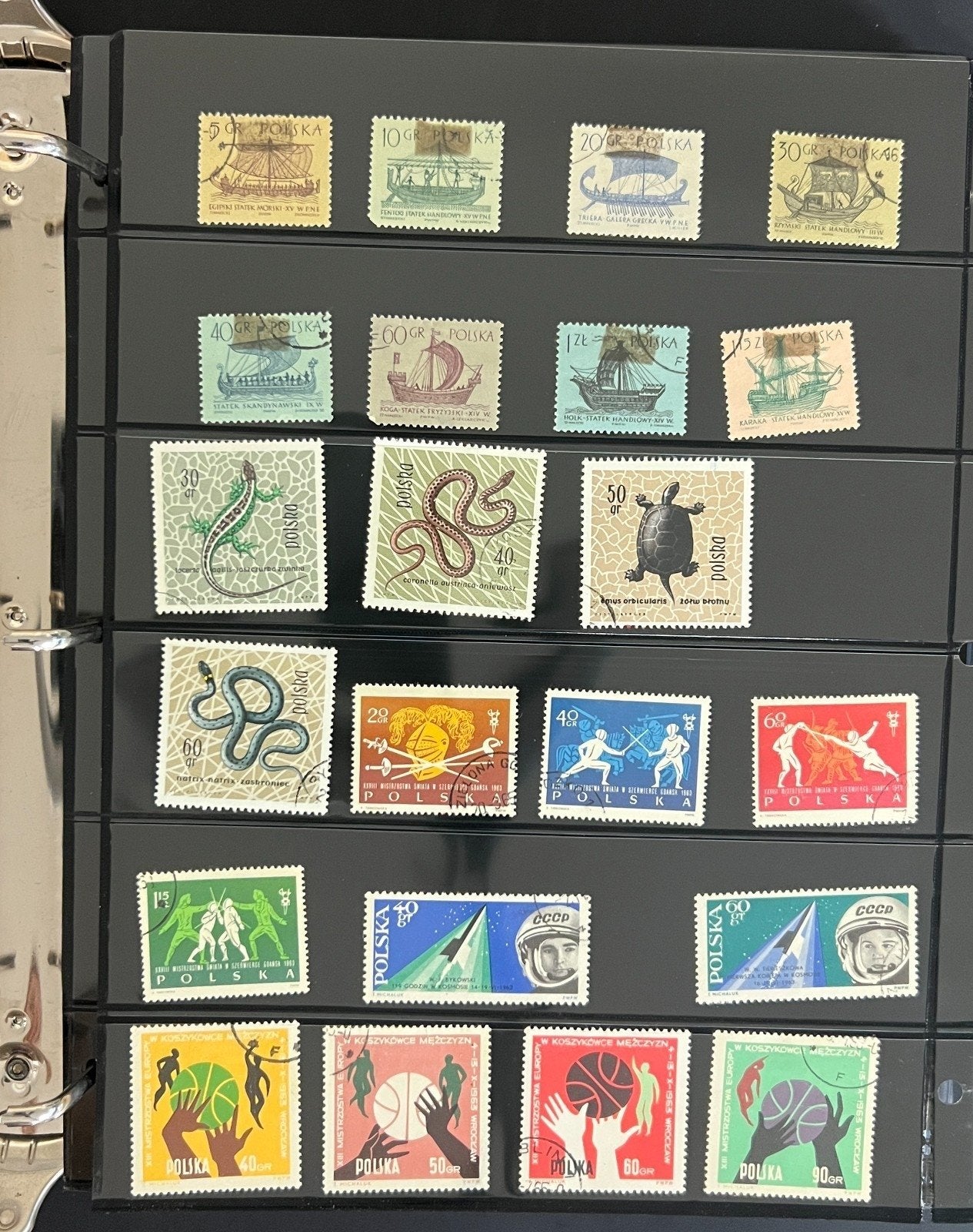 World Wide Stamp Collection Stock Book Mint & Used Hundreds of Stamps ZAYIX