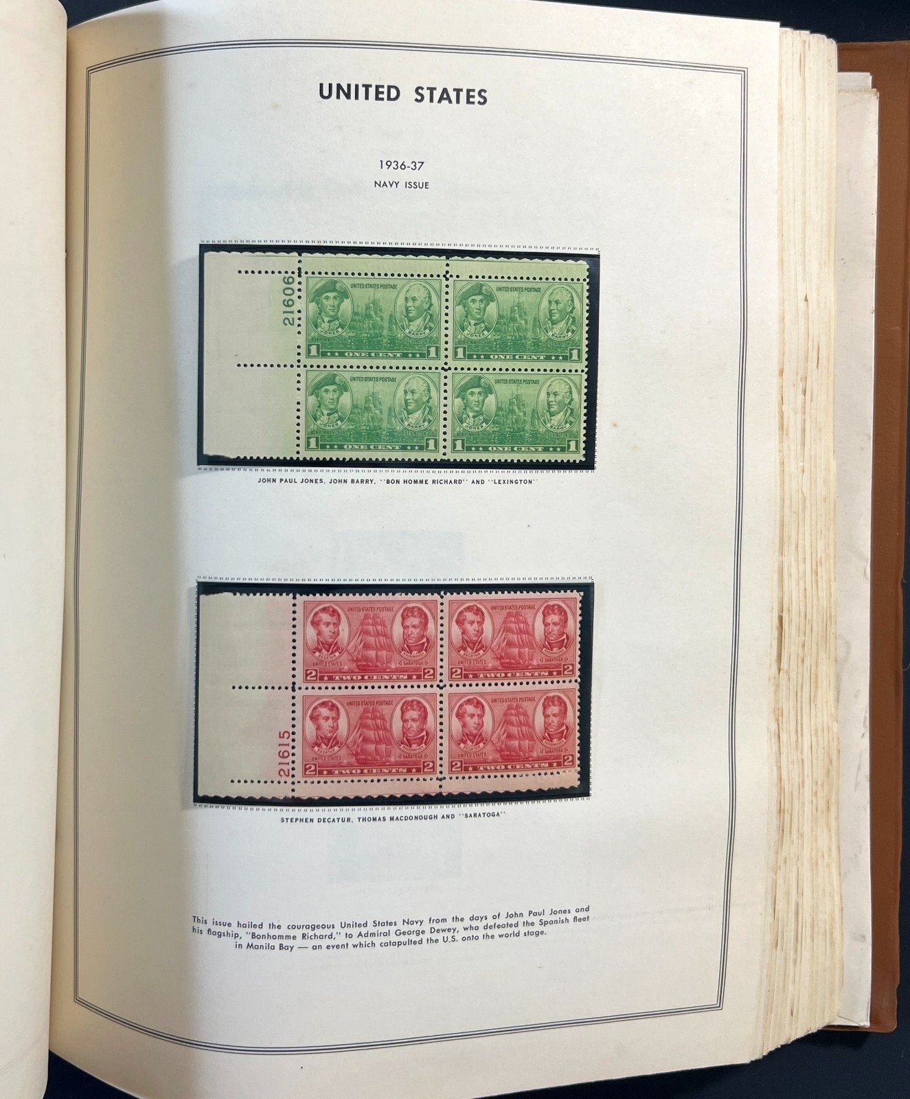 United States Plate Block Stamp Collection Harris Album (MNH) 1901-1963 ZAYIX