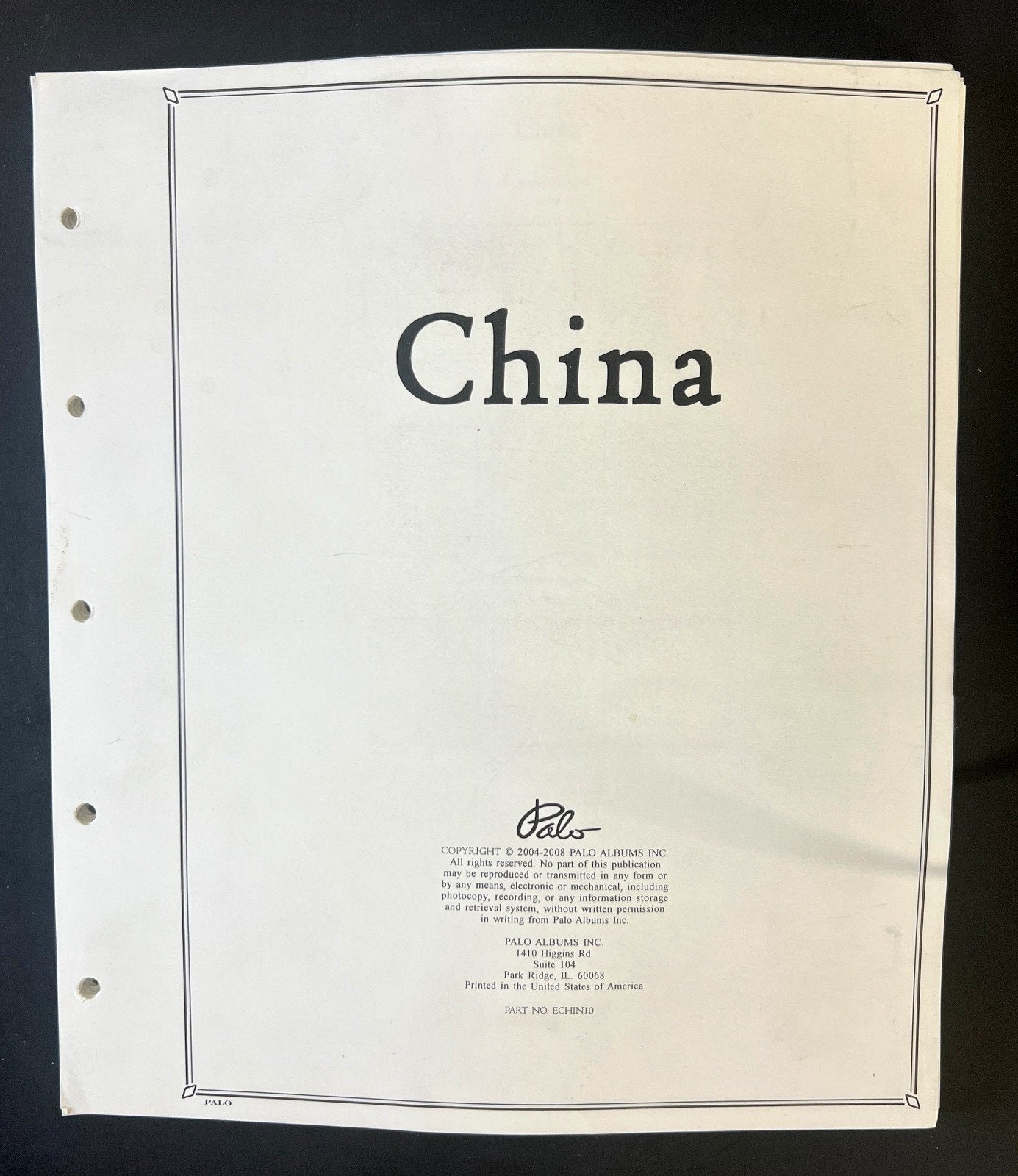 China Stamp Collection Palo Hingeless Pages Mint & Used 1878-1949 ZAYIX