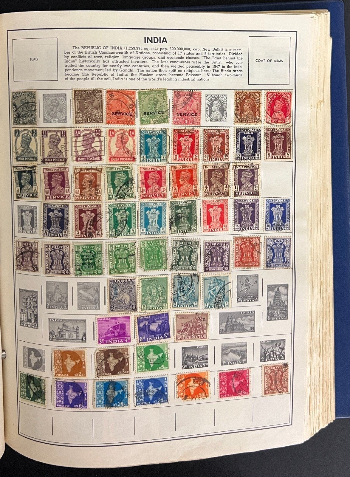 A-Z Countries World Wide Stamp Collection Ambassador Album Used ZAYIX