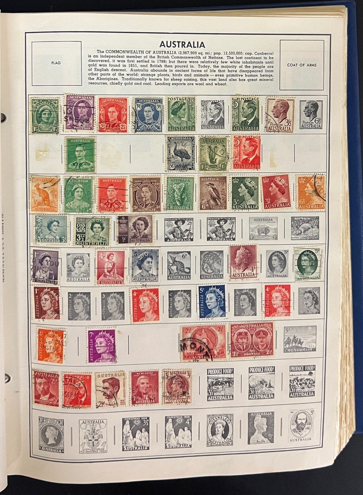 A-Z Countries World Wide Stamp Collection Ambassador Album Used ZAYIX
