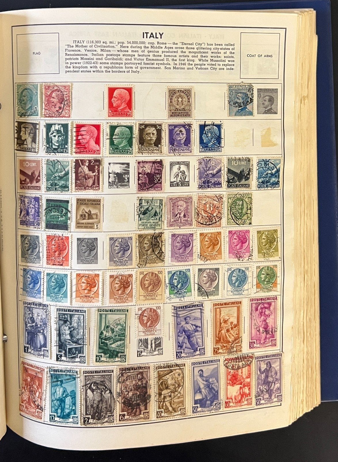 A-Z Countries World Wide Stamp Collection Ambassador Album Used ZAYIX