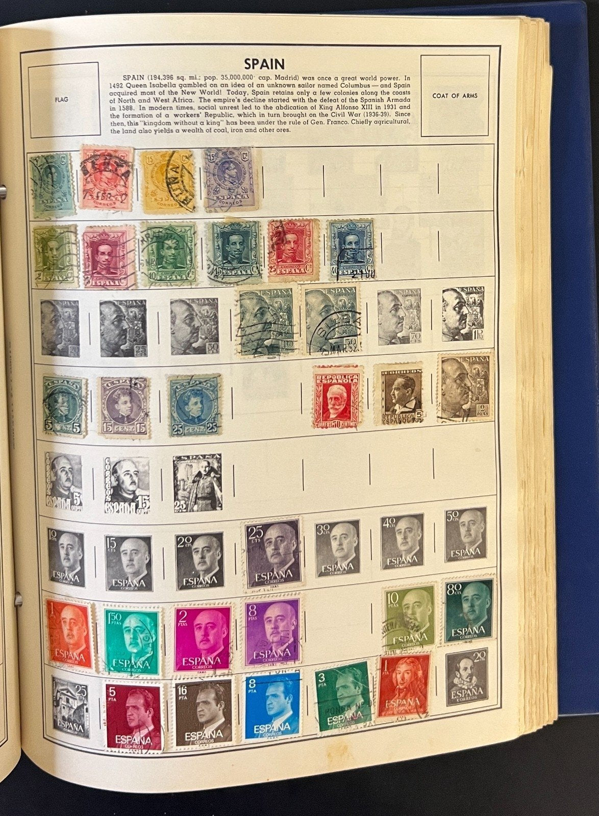 A-Z Countries World Wide Stamp Collection Ambassador Album Used ZAYIX