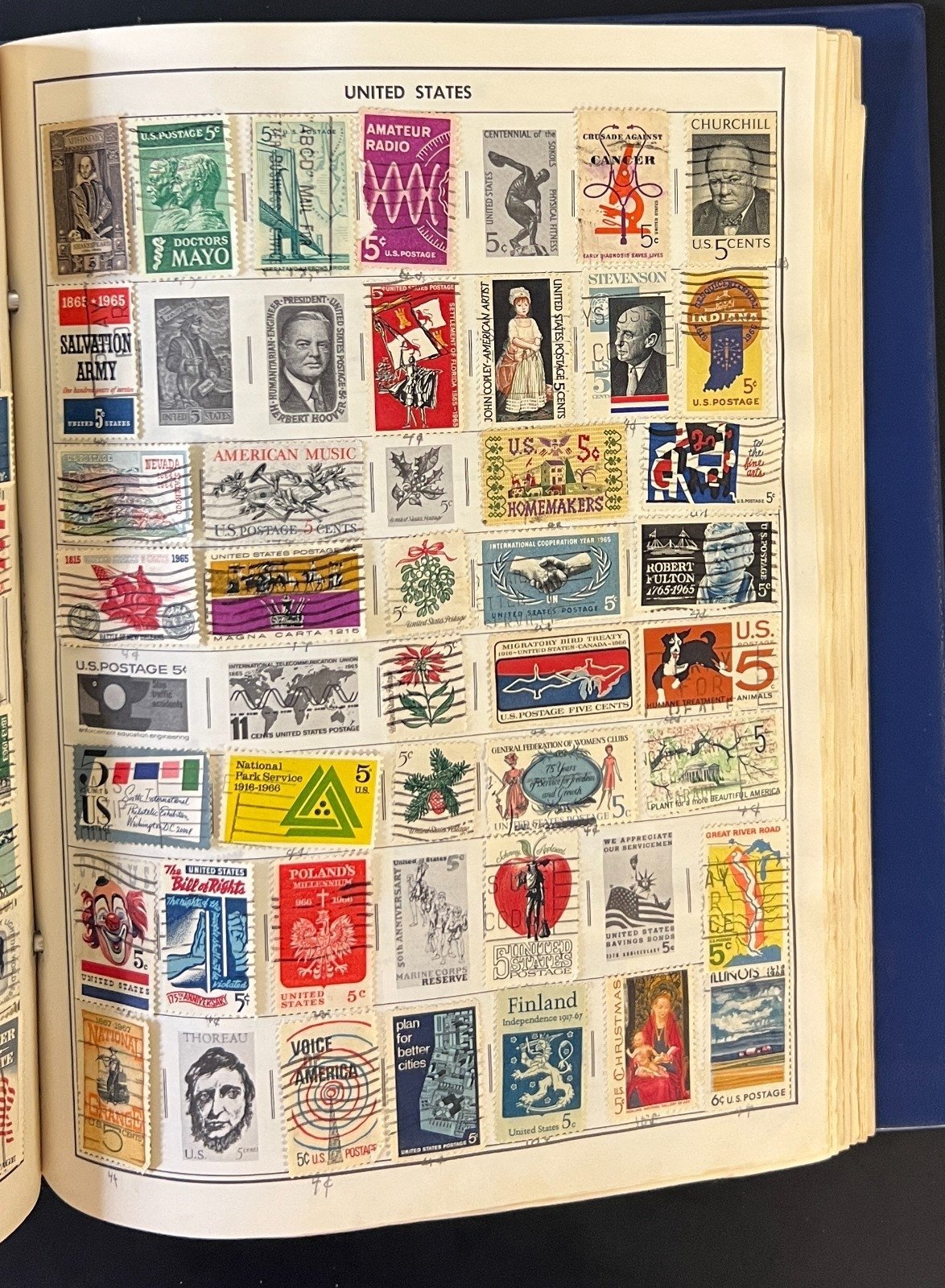 A-Z Countries World Wide Stamp Collection Ambassador Album Used ZAYIX