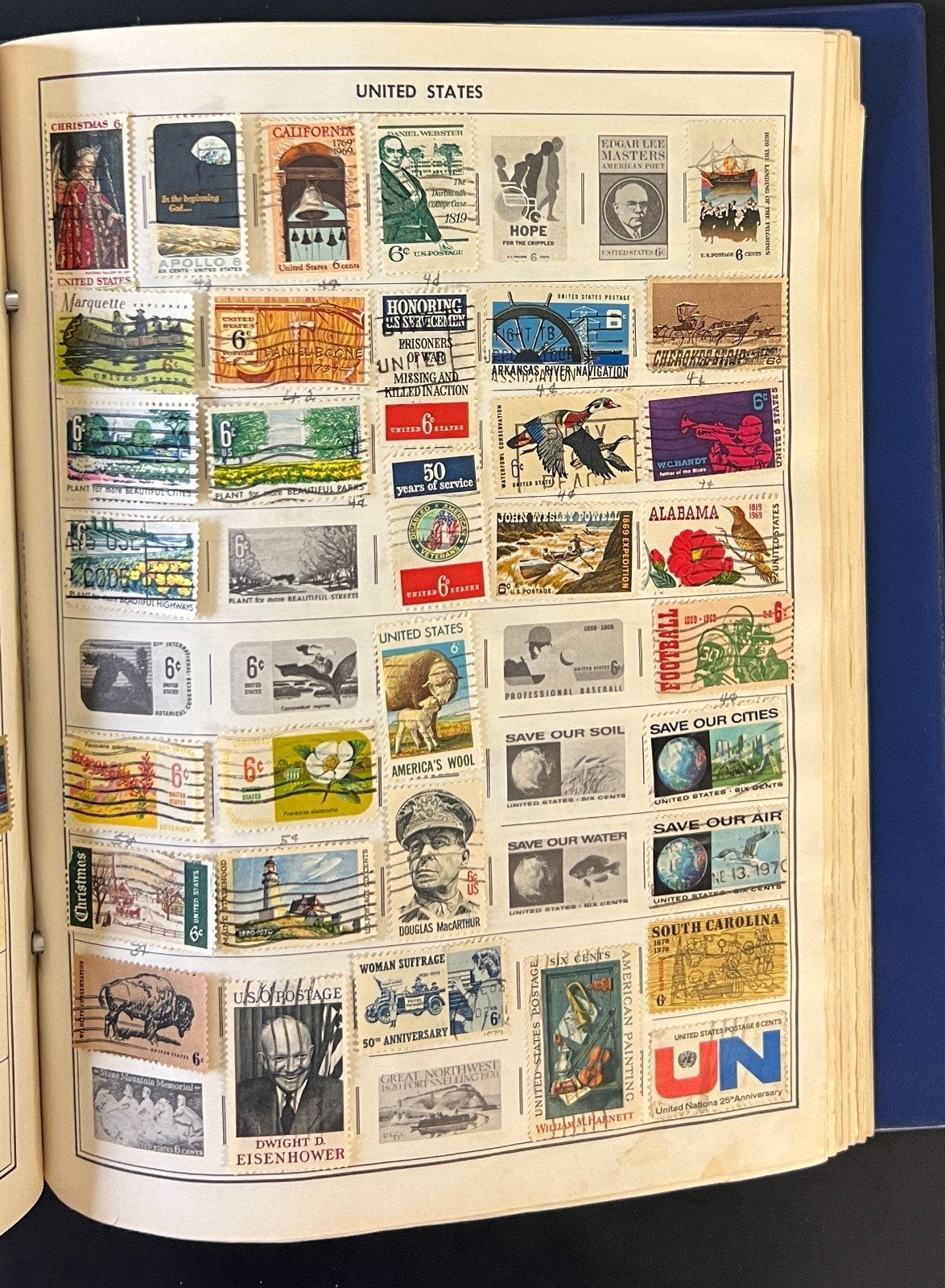 A-Z Countries World Wide Stamp Collection Ambassador Album Used ZAYIX