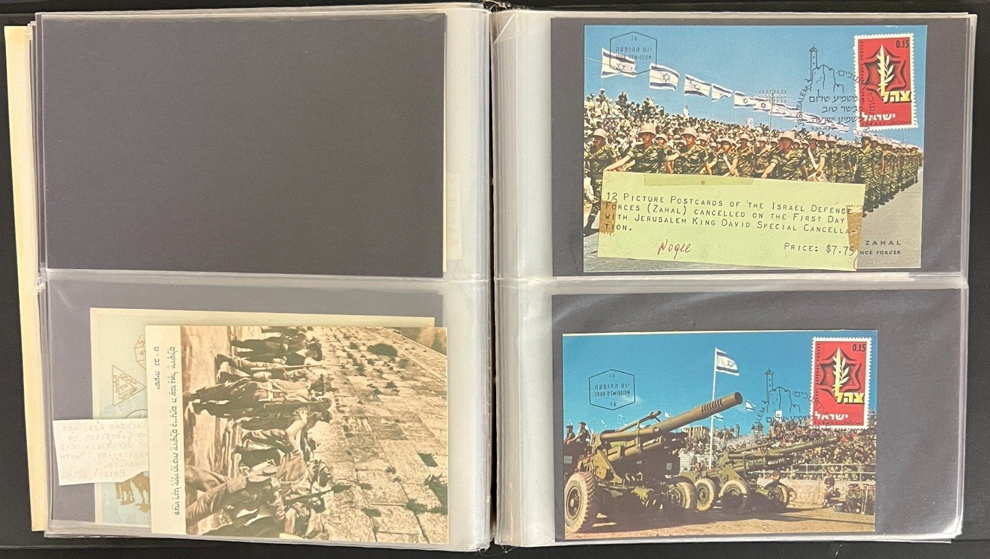 Israel First Day Cover Collection Kleer Vue Album 167 FDC Covers 1966-1969 ZAYIX