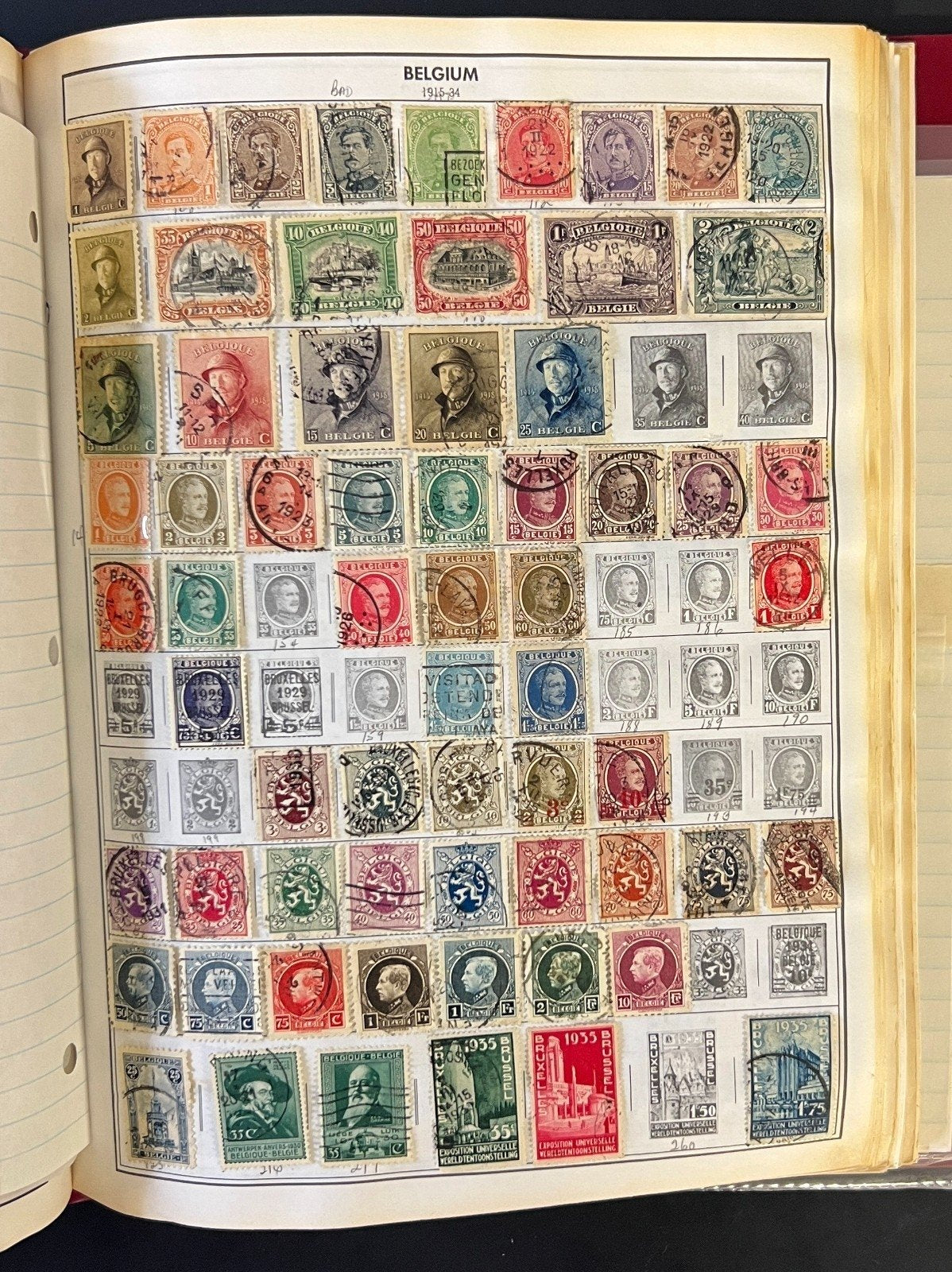 Bahamas to Belize Stamp Collection Harris Album Hundreds of Stamps ZAYIX