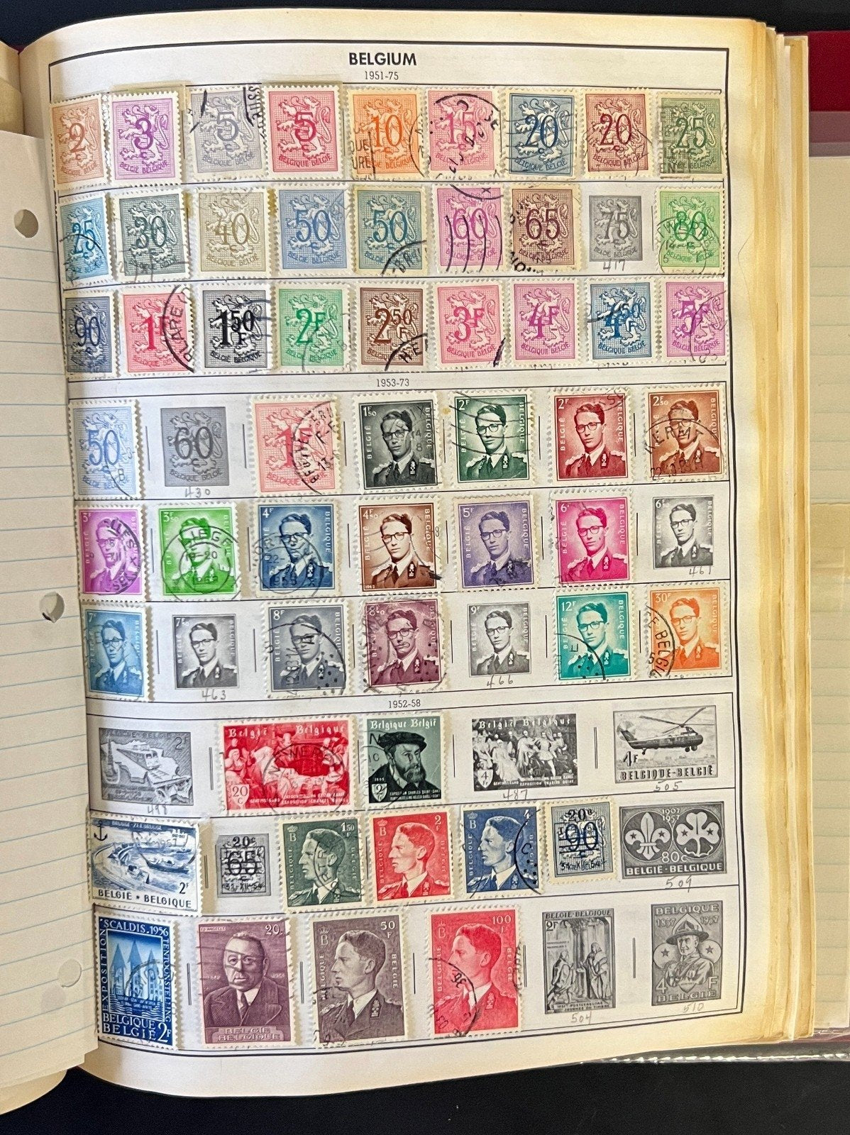 Bahamas to Belize Stamp Collection Harris Album Hundreds of Stamps ZAYIX