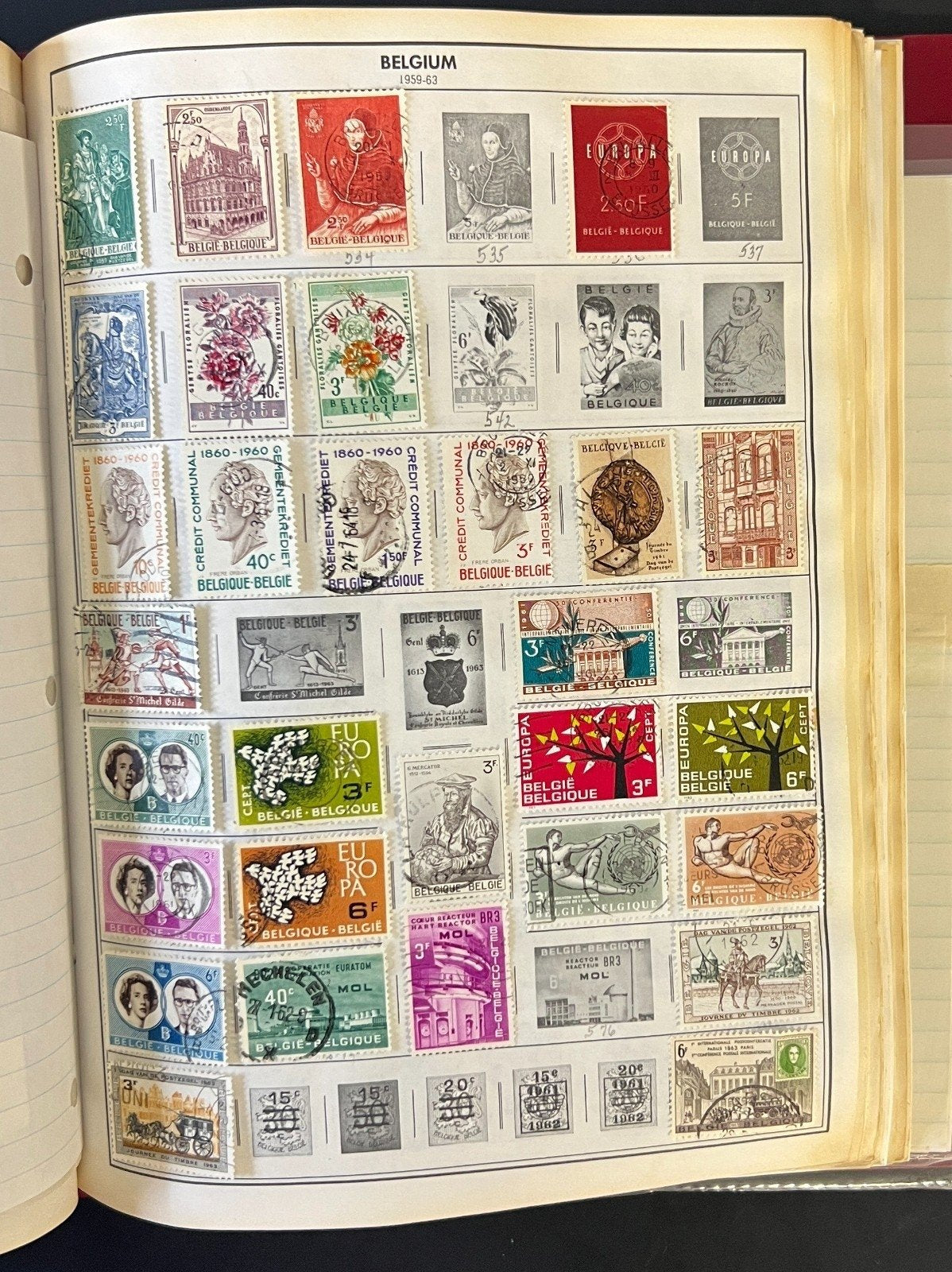 Bahamas to Belize Stamp Collection Harris Album Hundreds of Stamps ZAYIX